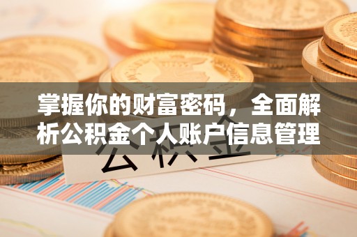 路北掌握你的财富密码，全面解析公积金个人账户信息管理