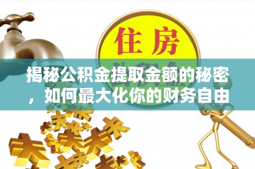 路北揭秘公积金提取金额的秘密，如何最大化你的财务自由