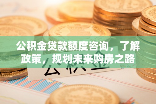 路北公积金贷款额度咨询，了解政策，规划未来购房之路