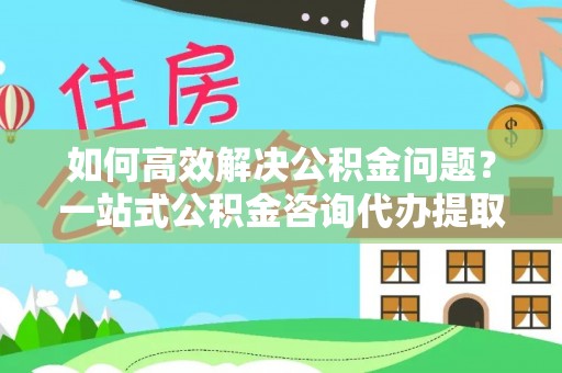 路北如何高效解决公积金问题？一站式公积金咨询代办提取服务全解析